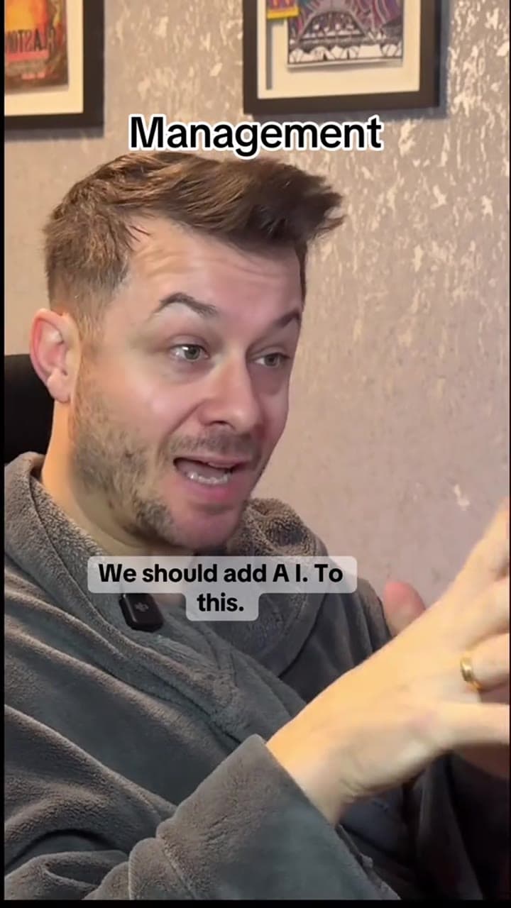 “We should add AI to this.” — “But AI figured that out, won’t it?”